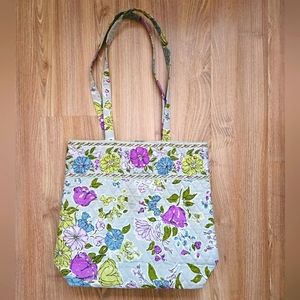 Vera Bradley watercolor floral tote bag